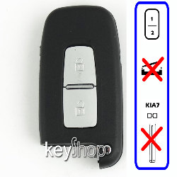 Capa de Smartkey Hyundai - 2B TOY48