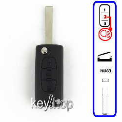 C.S Retractil Peugeot- 3b luz hu83 csp