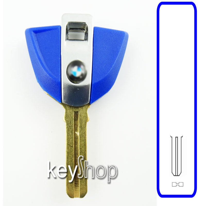 chave transponder azul mota BMW F800GS F700GS K1200RS K1600GT GTL S1000RR