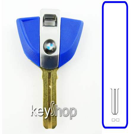 chave transponder azul mota BMW F800GS F700GS K1200RS K1600GT GTL S1000RR