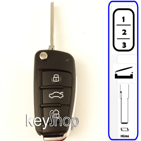 Capa de Substituição Audi- LAMINA HU66- 3B