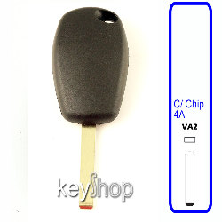 Chave transponder PCF7939M 4A Va2