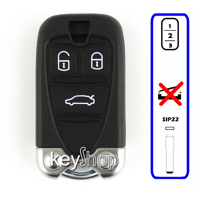 capa smartkey alfa 159 - 3b sip22