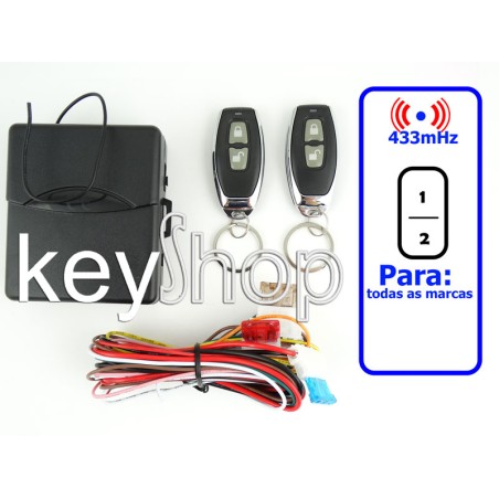 Kit de comandos simples FX698 (escolha o tipo de central)