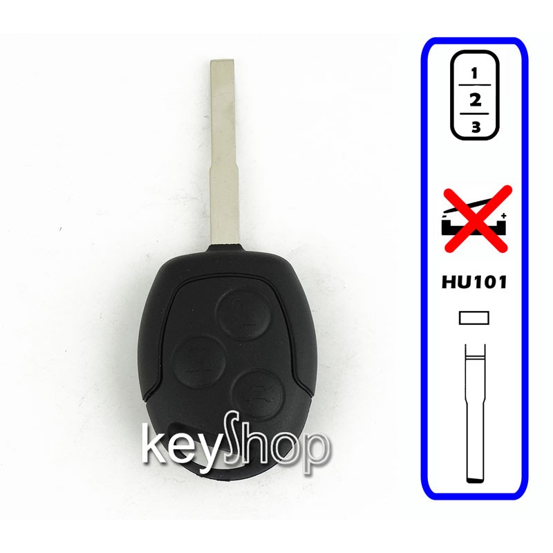 Capa Fixa de Substituição Ford - 3B HU101 CR2032