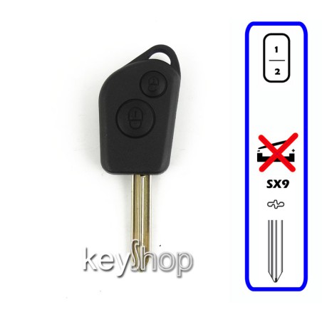 Capa de Substituição Fixa Citroen - 2B SX9