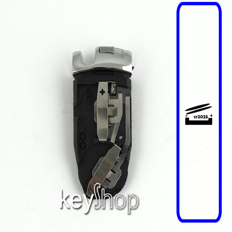 Suporte de pilha  para smartkey cromada mercedes