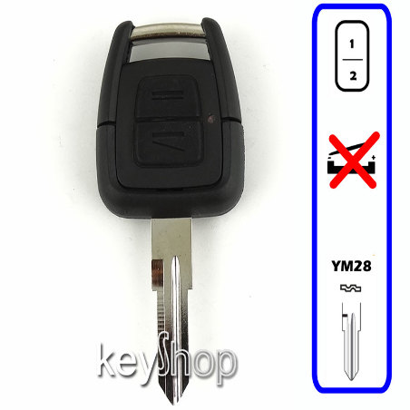 Capa de Substituição Fixa Opel - 2B YM28